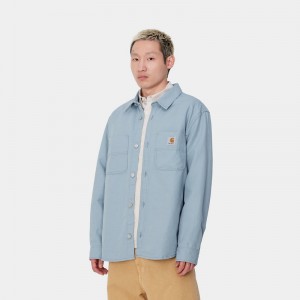 AZURE Men Carhartt Walter Shirt Jackets | PZV-509462