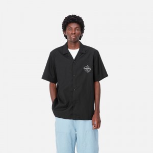 Black Men Carhartt Ablaze Shirts | KAZ-387916