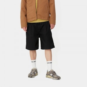 Black Men Carhartt Albert Shorts | OMH-974302