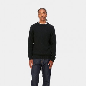 Black Men Carhartt Anglistic Sweatshirt | UAL-423781