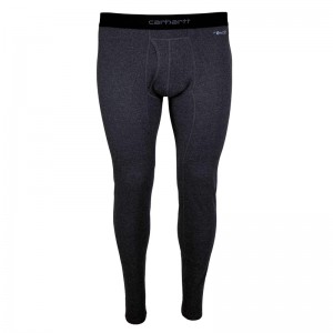 Black Men Carhartt Base Layers Pants | UAV-708459