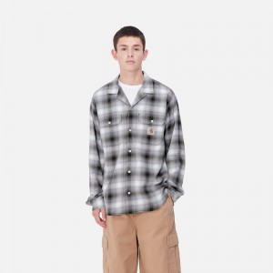 Black Men Carhartt Blanchard Shirts | NUL-527691