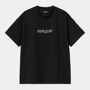 Black Men Carhartt Coordinate 01 T-Shirt | XQZ-307856