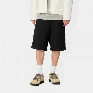 Black Men Carhartt Craft Shorts | SYX-762840