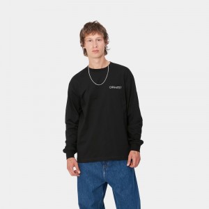 Black Men Carhartt Detroit Standard T-Shirt | VZX-945863