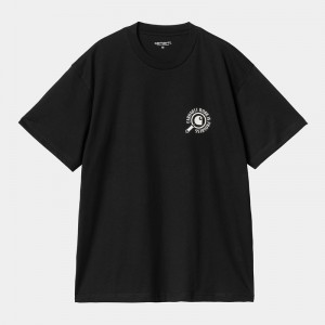 Black Men Carhartt Inspector T-Shirt | FAP-598071