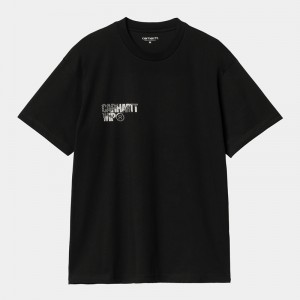 Black Men Carhartt Jalou C T-Shirt | XLR-405368