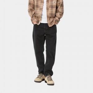 Black Men Carhartt Newel Pants | CYK-380169