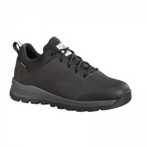 Black Men Carhartt Outdoor Waterproof Low Hiker Shoe Hiking Shoes | AEQ-483921