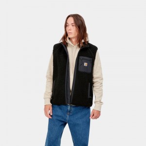 Black Men Carhartt Prentis Liner Vest | EBA-410532