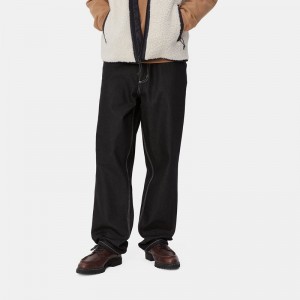 Black Men Carhartt Simple Pants | TRI-984730