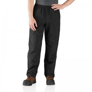 Black Men Carhartt Storm Defender® Relaxed Fit Lightweight Packable Pants | YTP-580463