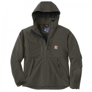 Black Men Carhartt Super Dux® Full Swing® Insulated Tech Jackets | JUE-521438