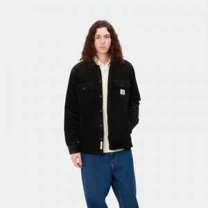 Black Men Carhartt Whitsome Shirt Jackets | CLB-082317