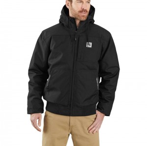 Black Men Carhartt Yukon Extremes™ Insulated Active Jackets | SML-065729