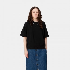 Black Women Carhartt Chester T-Shirt | VAF-152684