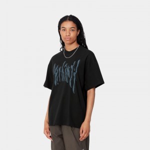 Black Women Carhartt Goo T-Shirt | PNE-590346