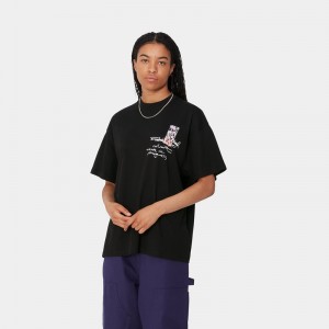 Black Women Carhartt Immerse T-Shirt | JSW-236410