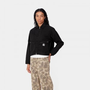 Black Women Carhartt Norris Jackets | CKV-371642