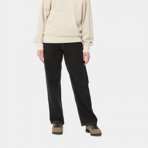 Black Women Carhartt Simple Pants | TLG-673948