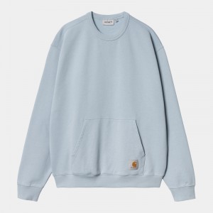 Blue Men Carhartt Billy Sweatshirt | FAK-816529