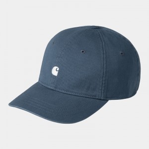 Blue Men Carhartt Madison Logo Hats | GTM-610347