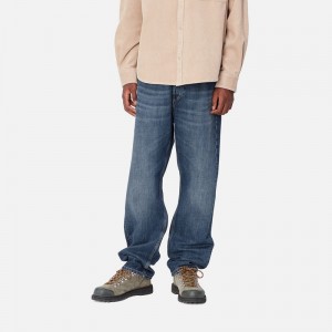 Blue Men Carhartt Marlow Pants | EYO-746308