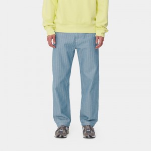 Blue Men Carhartt Menard Pants | BCT-524769