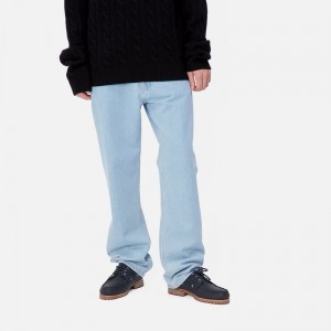 Blue Men Carhartt Nolan Pants | KXE-384796