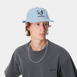 Blue Men Carhartt Stamp Hats | BSP-293687