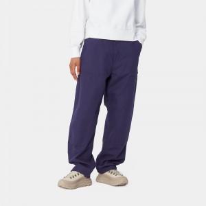 Blue Women Carhartt Brandon Double Knee Pants | FKJ-975820