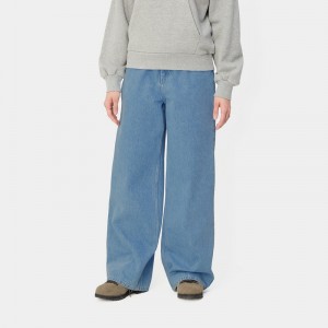 Blue Women Carhartt Jens Pants | HXJ-715083