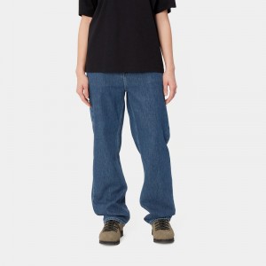 Blue Women Carhartt Pierce Straight Pants | TLQ-083427