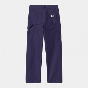 Blue Women Carhartt Pierce Straight Pants | MWL-685390