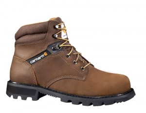 Brown Men Carhartt 6" Soft Toe Work Boots | GQX-726985