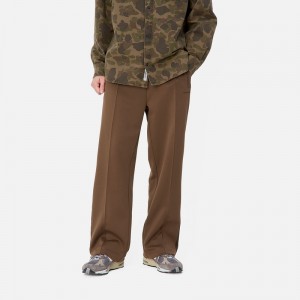 Brown Men Carhartt Bolan Pants | LZP-539816