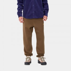 Brown Men Carhartt Chase Pants | WBS-845160