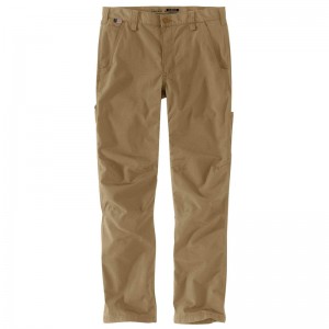 Brown Men Carhartt Flame-Resistant Force® Relaxed Fit Ripstop Utility Work Pants | IXL-985327