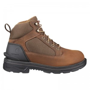 Brown Men Carhartt Ironwood 6" Soft Toe Work Boots | ZBJ-389271