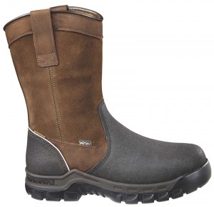 Coffee Men Carhartt Rugged Flex® Waterproof Met Guard 11" Composite Toe Wellington Boots | LCY-459731