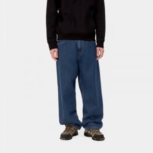 Dark Blue Men Carhartt Brandon Pants | UQY-347691