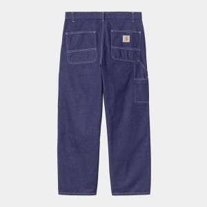 Dark Blue Men Carhartt Midland Double Knee Pants | ZQR-674539