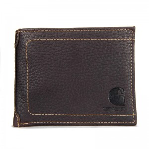 Dark Brown Men Carhartt Passcase Wallets | RUA-583976