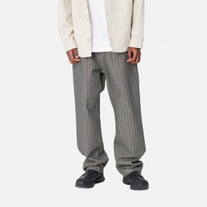 Dark Grey Men Carhartt Menard Pants | YQC-602783