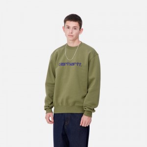 Green Men Carhartt Carhartt Sweatshirt | BVP-465327