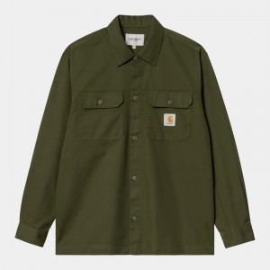 Green Men Carhartt Craft Shirts | XGY-129347