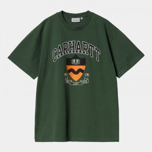 Green Men Carhartt Lazy Duck Academy T-Shirt | YTC-074219