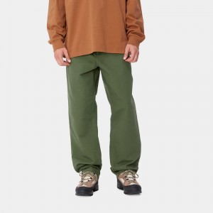 Green Men Carhartt Simple Pants | VJA-953284