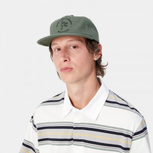 Green Men Carhartt Stamp Hats | OJZ-316745