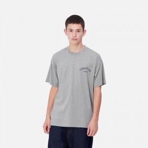 Grey Men Carhartt Archivo T-Shirt | YGM-827059